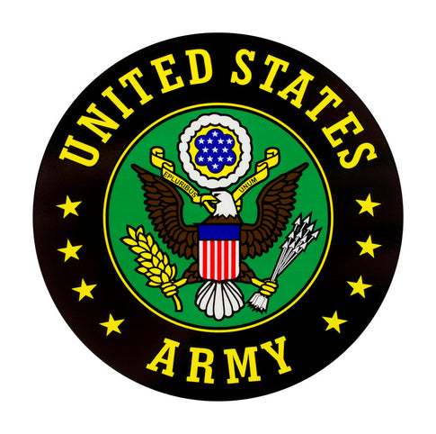 U.S. Army Round Clear Decal