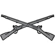 Infantry Crossed Rifles Decal Stickers and Decals BP-0260