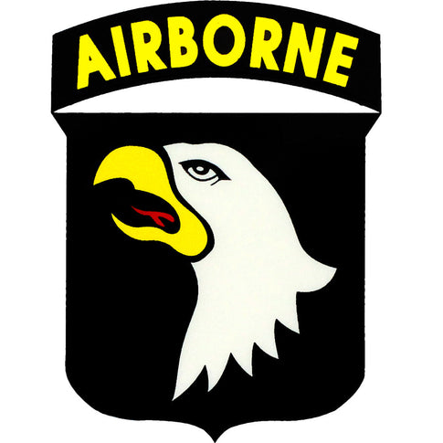 101st Airborne Shield Clear Decal