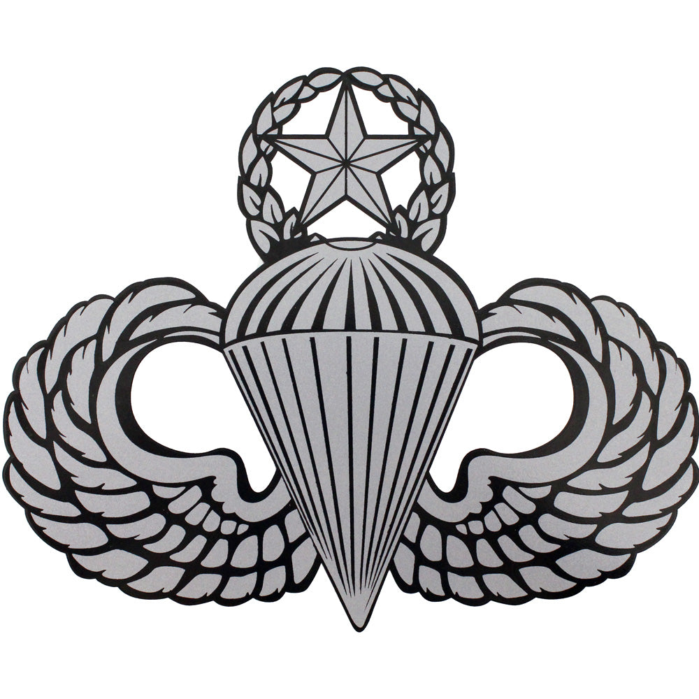 Master Jump Wing 8 Inch Clear Decal – USAMM