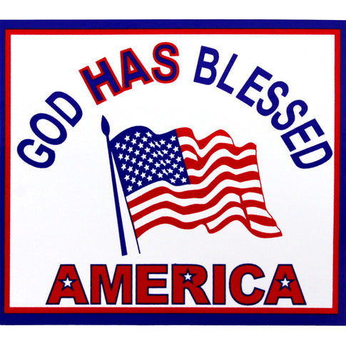 God Has Blessed America Decal