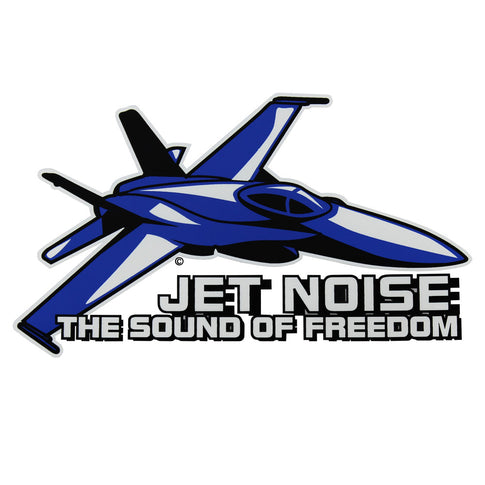 Jet Noise - The Sound Of Freedom Clear Decal
