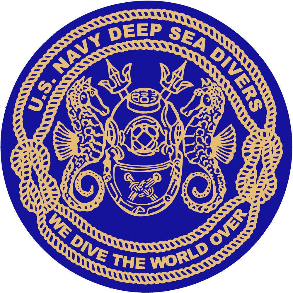 U.S. Navy Deep Sea Divers Decal – USAMM