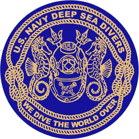 U.S. Navy Deep Sea Divers Decal