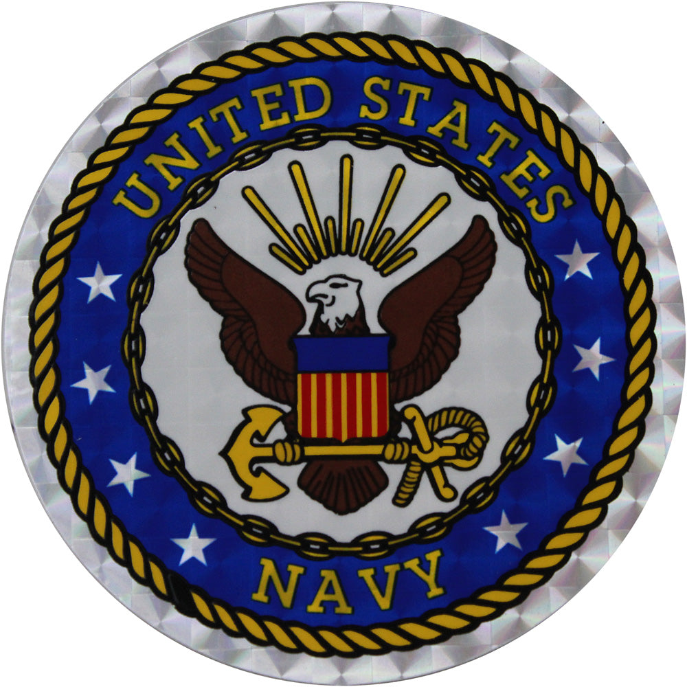 U.S. Navy 3 Inch Prism Decal Stickers and Decals BP-0321