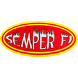 Semper Fi Reflective Large Decal Stickers and Decals BP-0330