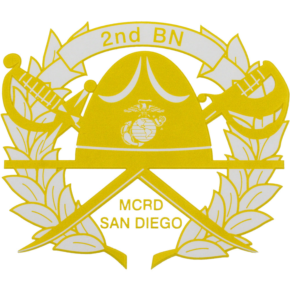 2nd Battalion San Diego Clear Decal Stickers and Decals BP-0332