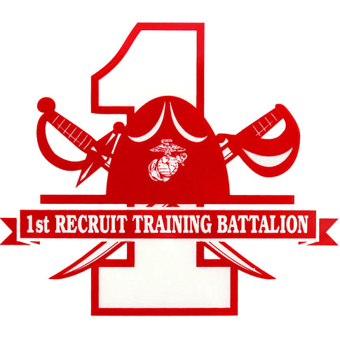 1st Battalion Clear Decal