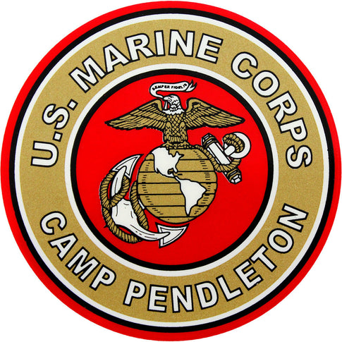 Camp Pendleton Clear Decal