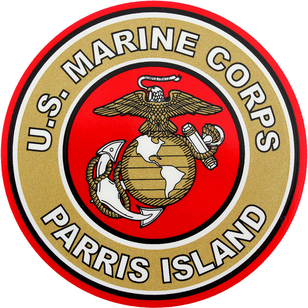 Parris Island Clear Decal