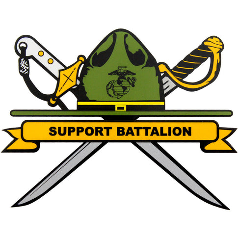 Support Battalion Clear Decal
