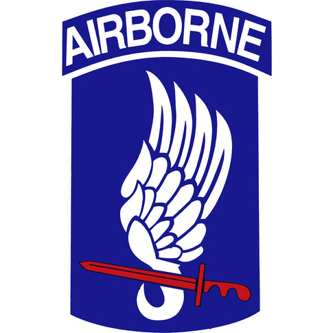 173rd Airborne Division Clear Decal
