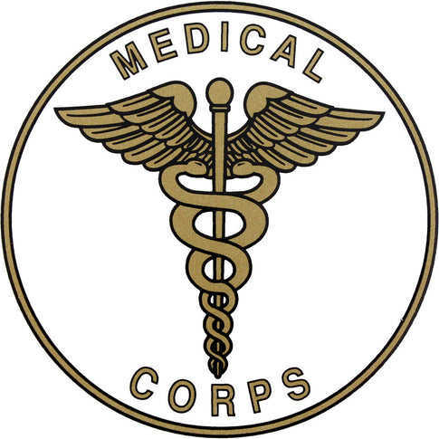 Army Medical Corps Insignia Decal