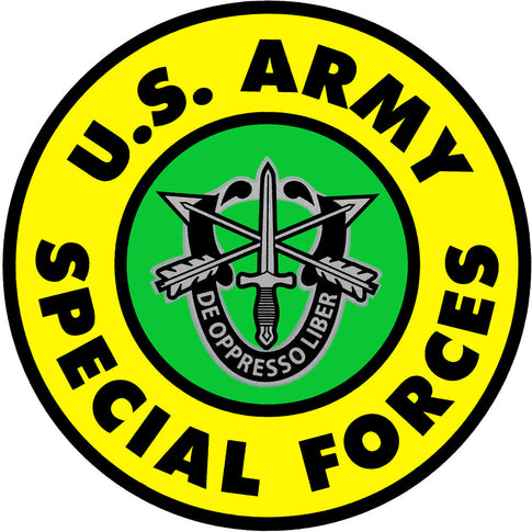 Army Special Forces Insignia Clear Decal