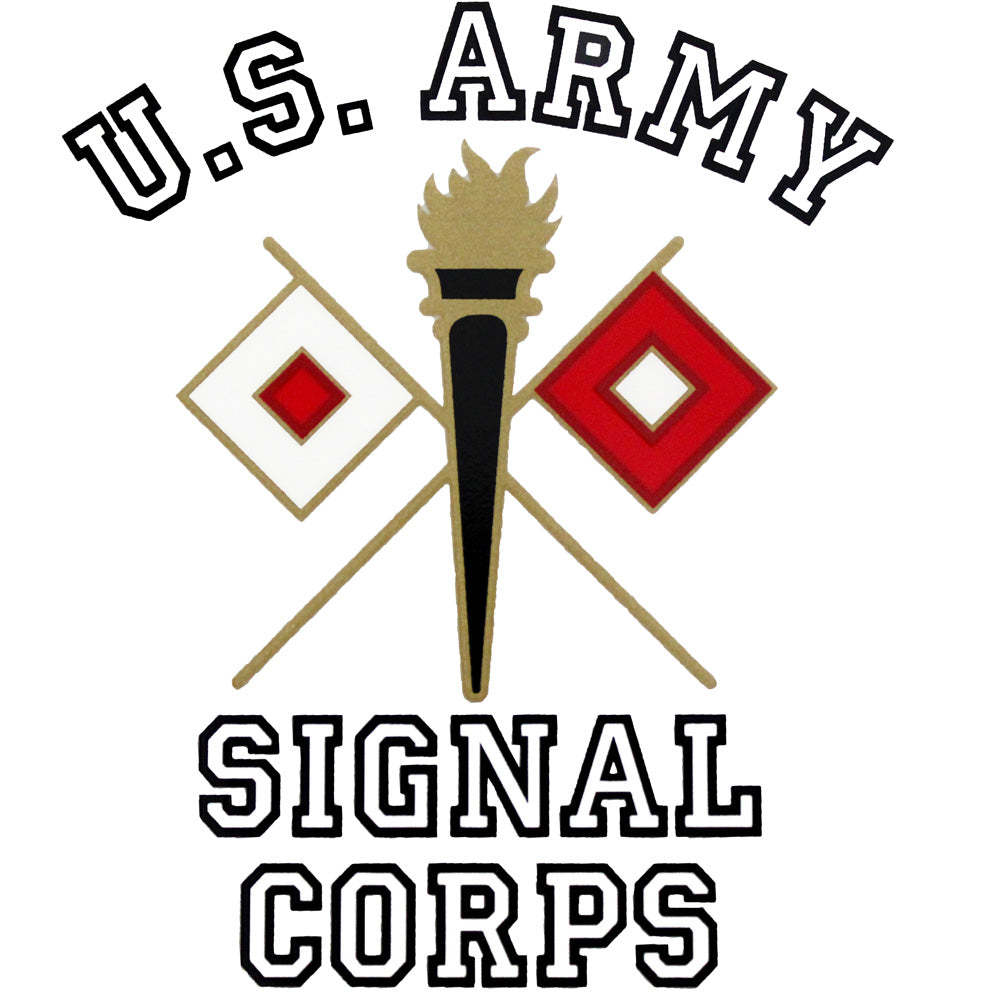 Colorless Core Signal Army Army Signal Corps Logo