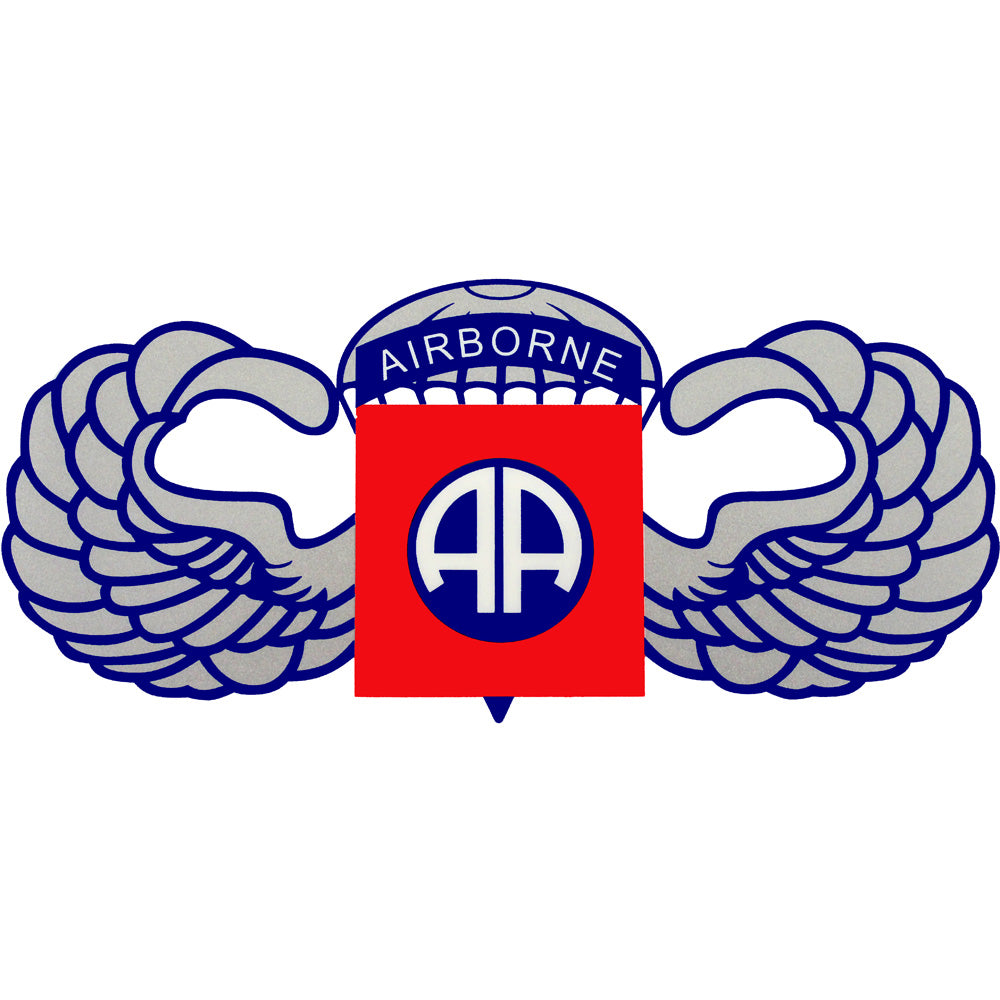 Airborne AA With Wings Decal Stickers and Decals BP-0373