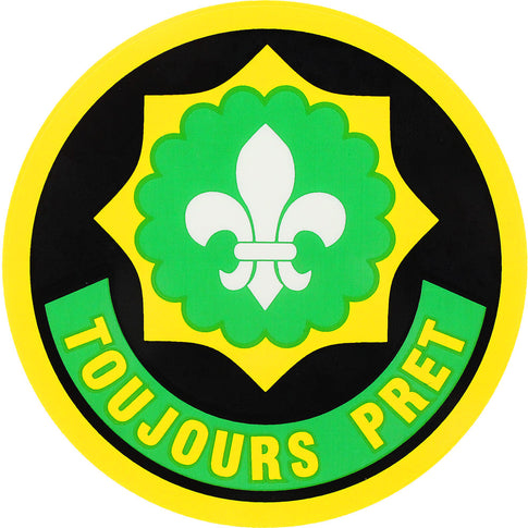 2nd Cavalry Regiment Toujours Pret Clear Decal