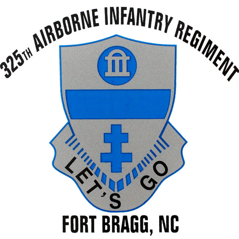 325th Airborne Infantry Regiment Clear Decal