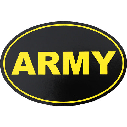 Army Oval Euro Style Decal