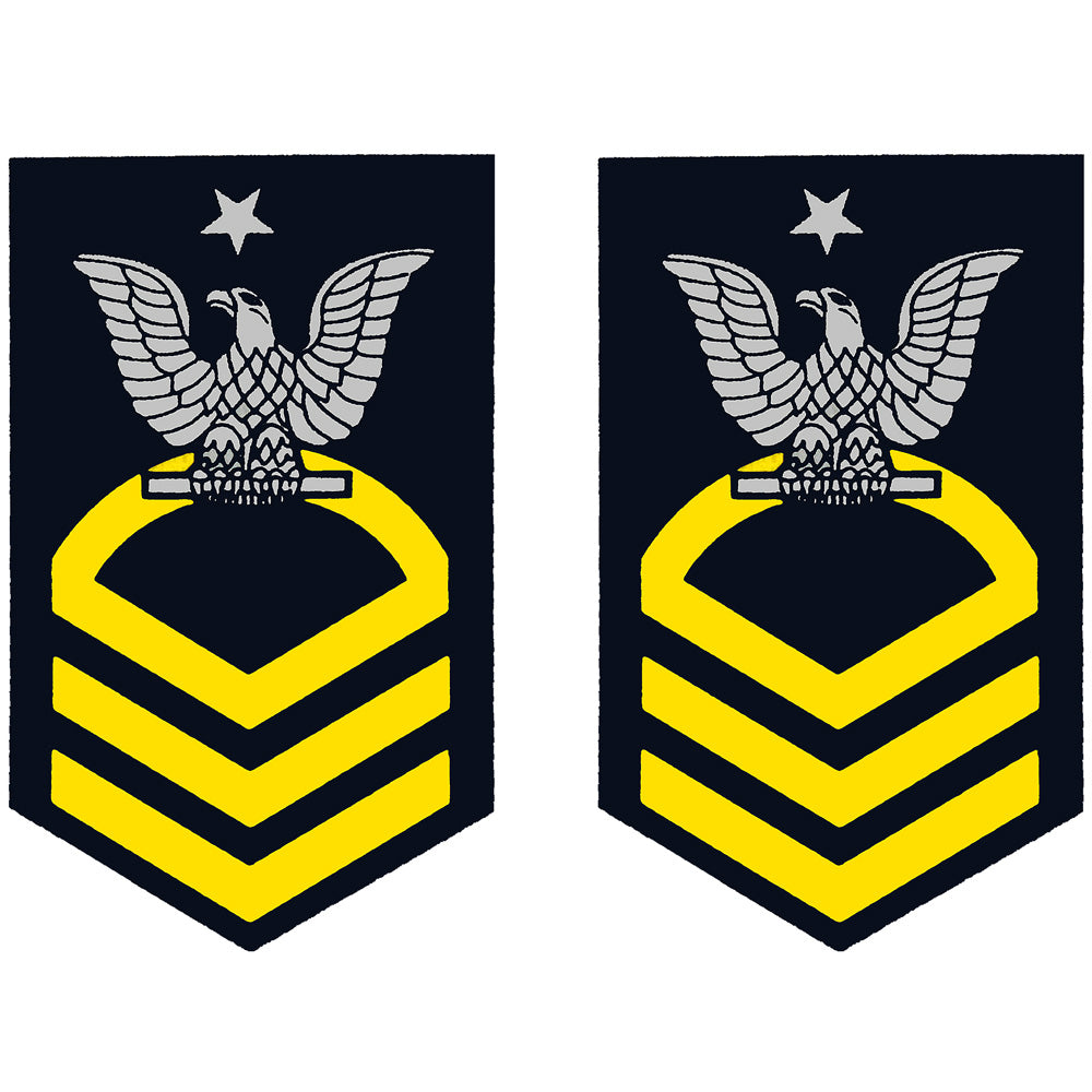 Navy Enlisted Rank Clear Decal 2 pc – USAMM