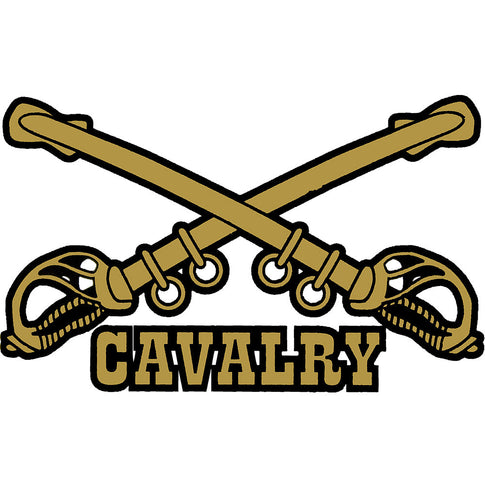 Cavalry Small Clear Decal