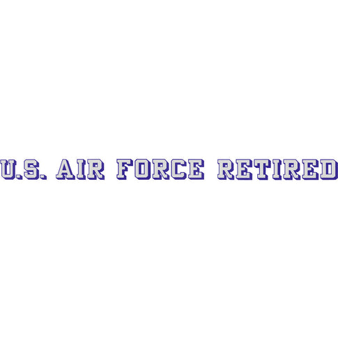 U.S. Air Force Retired Window Strip