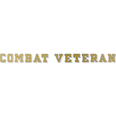 Combat Veteran Clear Window Strip