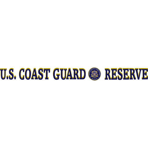 U.S. Coast Guard Reserve Clear Window Strip