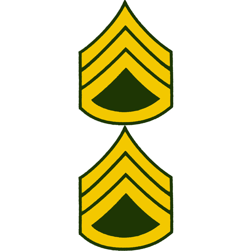 Army Enlisted Rank Decal 2 pc. Stickers and Decals BP-0519