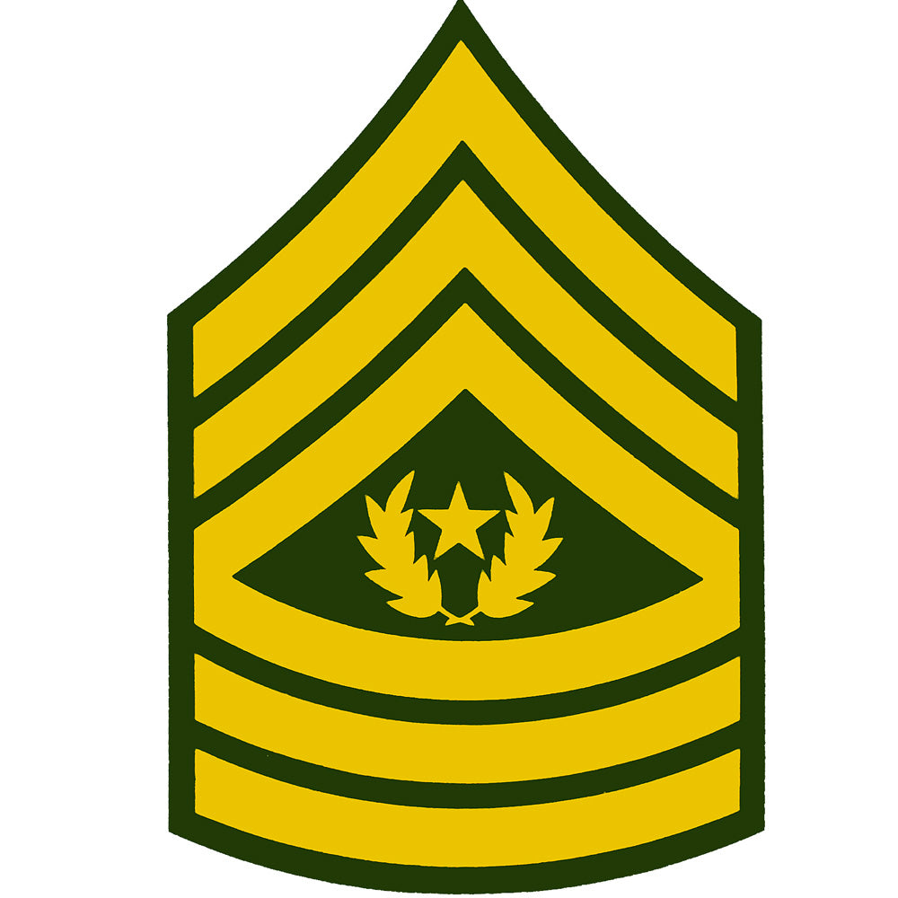 US Army Division - Command Sergeant Major E-9 Reflective Indoor US Army Division - Command Sergeant Major E-9 Reflective Indoor
