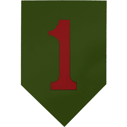 Big Red One 1st Infantry Clear Decal