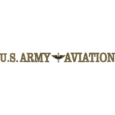 U.S. Army Aviation Clear Window Strip