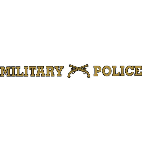 Military Police Clear Window Strip