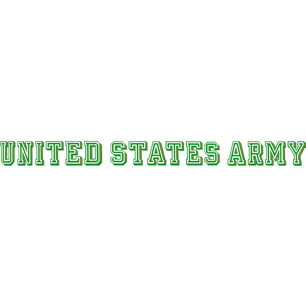 U.S. Army Clear Window Strip Stickers and Decals BP-0536