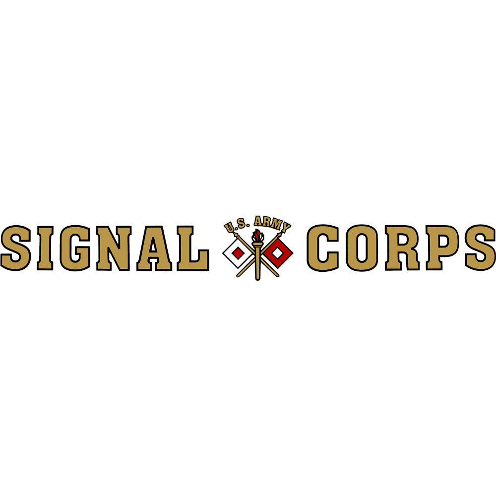 Signal Corps Clear Window Strip Stickers and Decals BP-0540