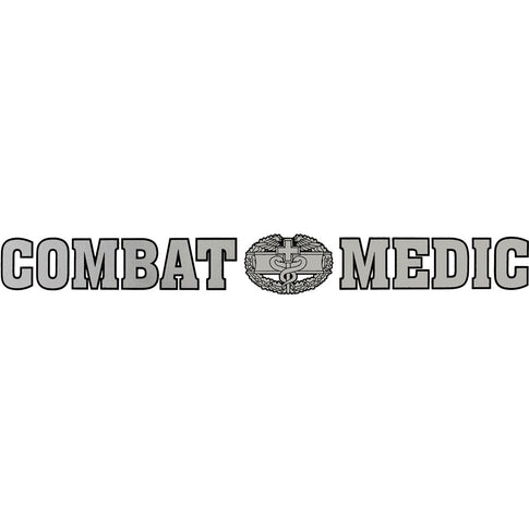 Combat Medic Clear Window Strip