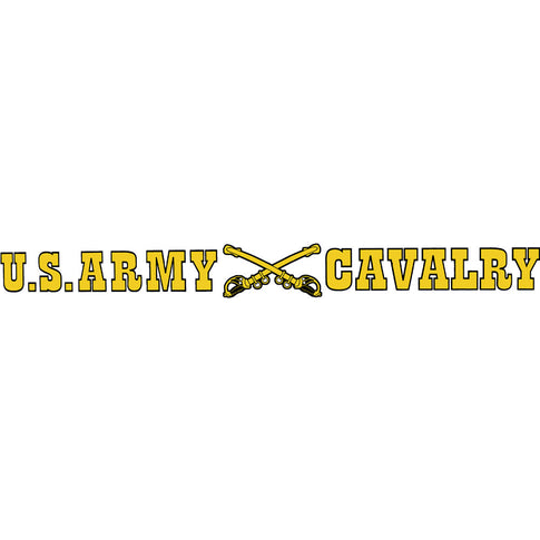 U.S. Army Cavalry Clear Window Strip