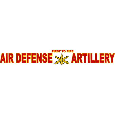 Air Defense Artillery Clear Window Strip