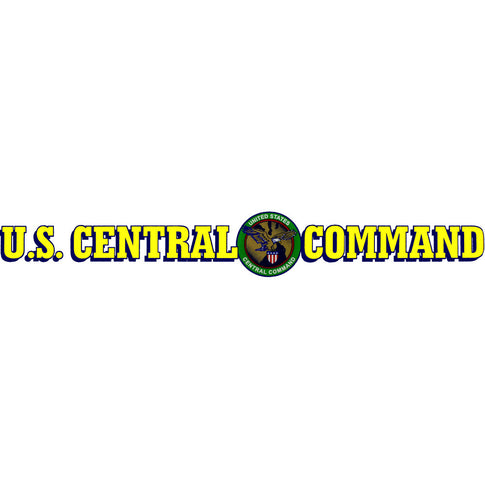 U.S. Central Command Clear Window Strip