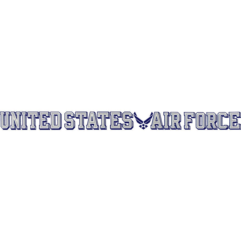 U.S. Air Force Wing Logo Clear Window Strip Stickers and Decals BP-0577