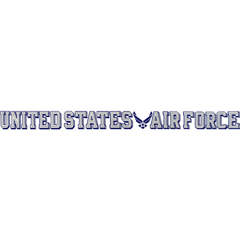 U.S. Air Force Wing Logo Clear Window Strip
