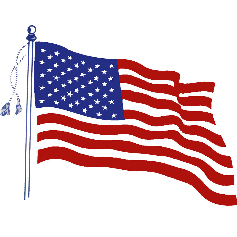 USA Stati Uniti Di America Bandiera Onda Americana Adesivi In - Foto 10