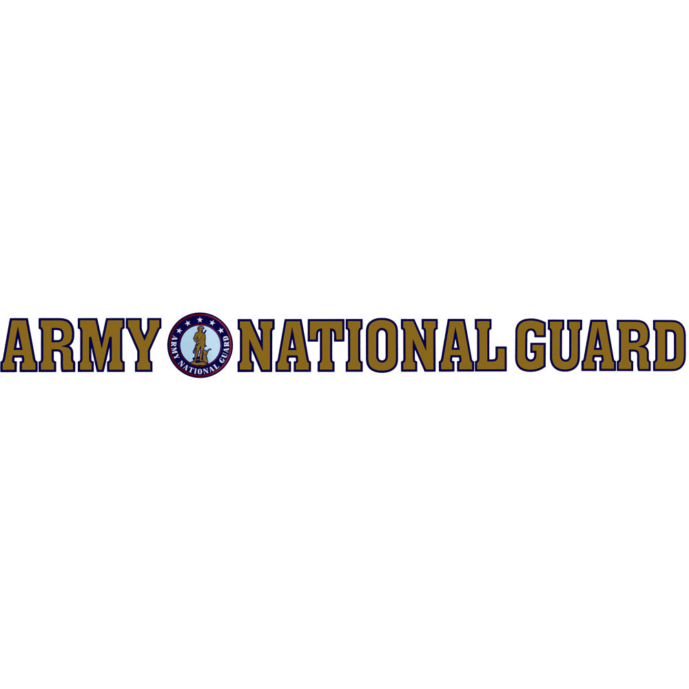 Army National Guard Clear Window Strip Stickers and Decals BP-0598