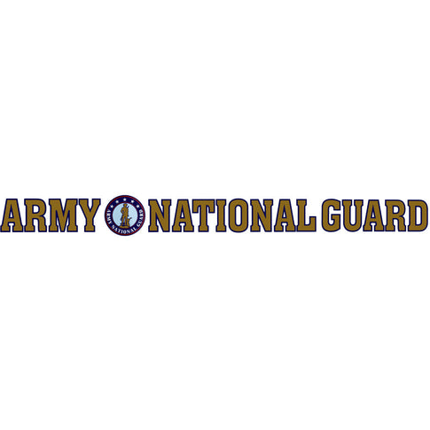 Army National Guard Clear Window Strip