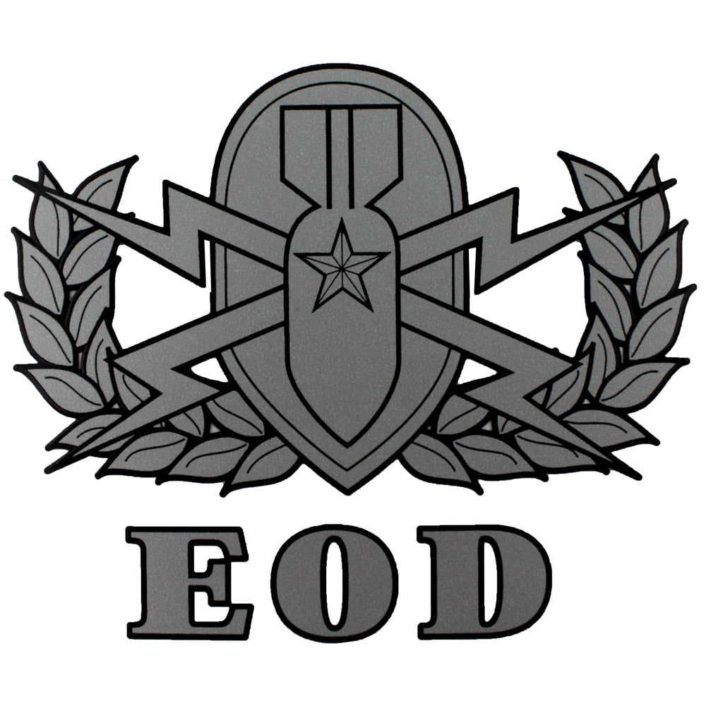 Us Army Eod Logo Explosion Ordnance Disposal Skull Badge Military U.S.