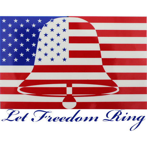 Let Freedom Ring Clear Decal