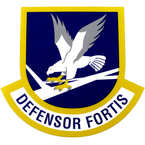 Defensor Fortis Air Force Security Force Clear Decal
