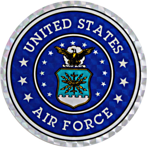 Air Force Crest Small Prism Decal