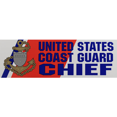 Coast Guard Chief Bumper Sticker