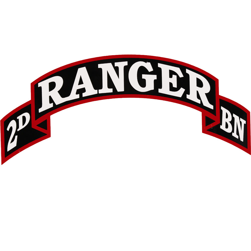 2nd Ranger Battalion Clear Decal – USAMM
